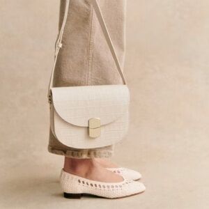 NEW Sezane Claude Bag | Smooth Ecru